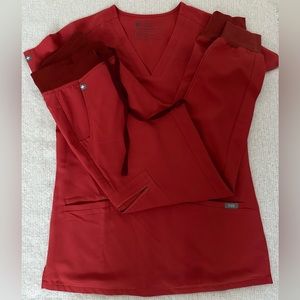 Clay Casma Three-Pocket Scrub Top XXS Clay Zamora Petite Jogger Scrub Pants XXS